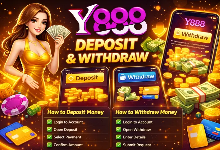 Y888 game deposit and withdraw